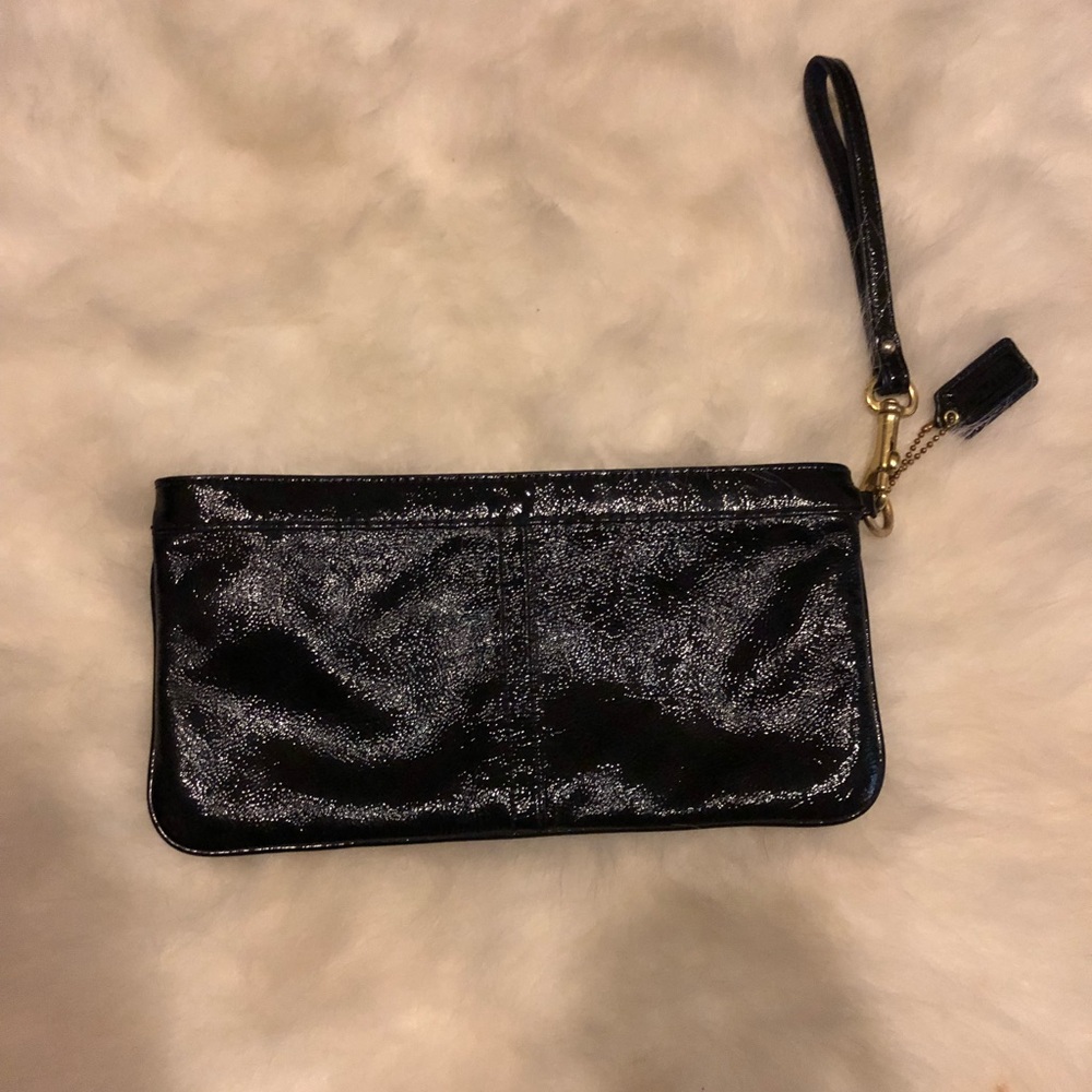 Black Coach wristlet